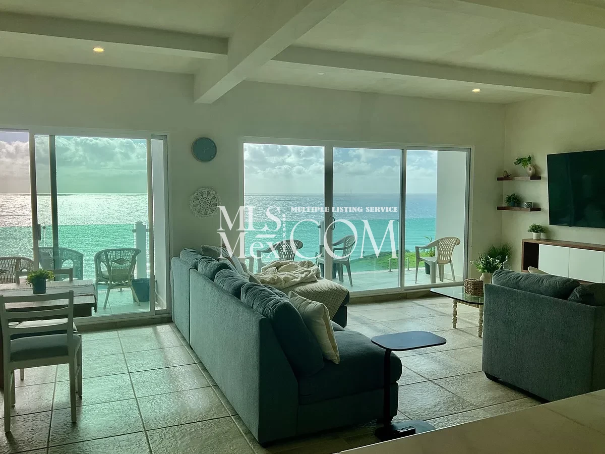 Ocean View Furnished Apartment for Rent in Rosarito | 3BR | Villas San Ángel | Near U.S. Border
