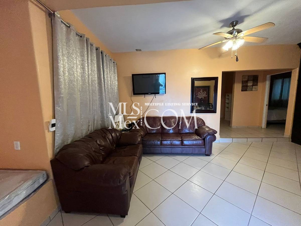 🌊 Furnished Ground Floor Apartment for Rent Near K38 Rosarito – 2BR Coastal Living