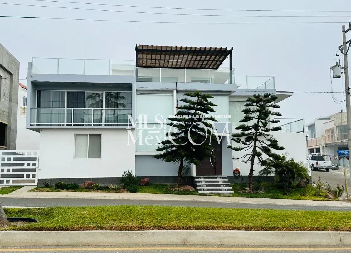 Luxury 4-Bedroom Home for Rent in Punta Azul, Rosarito | Ocean Views, Terrace & Resort Amenities