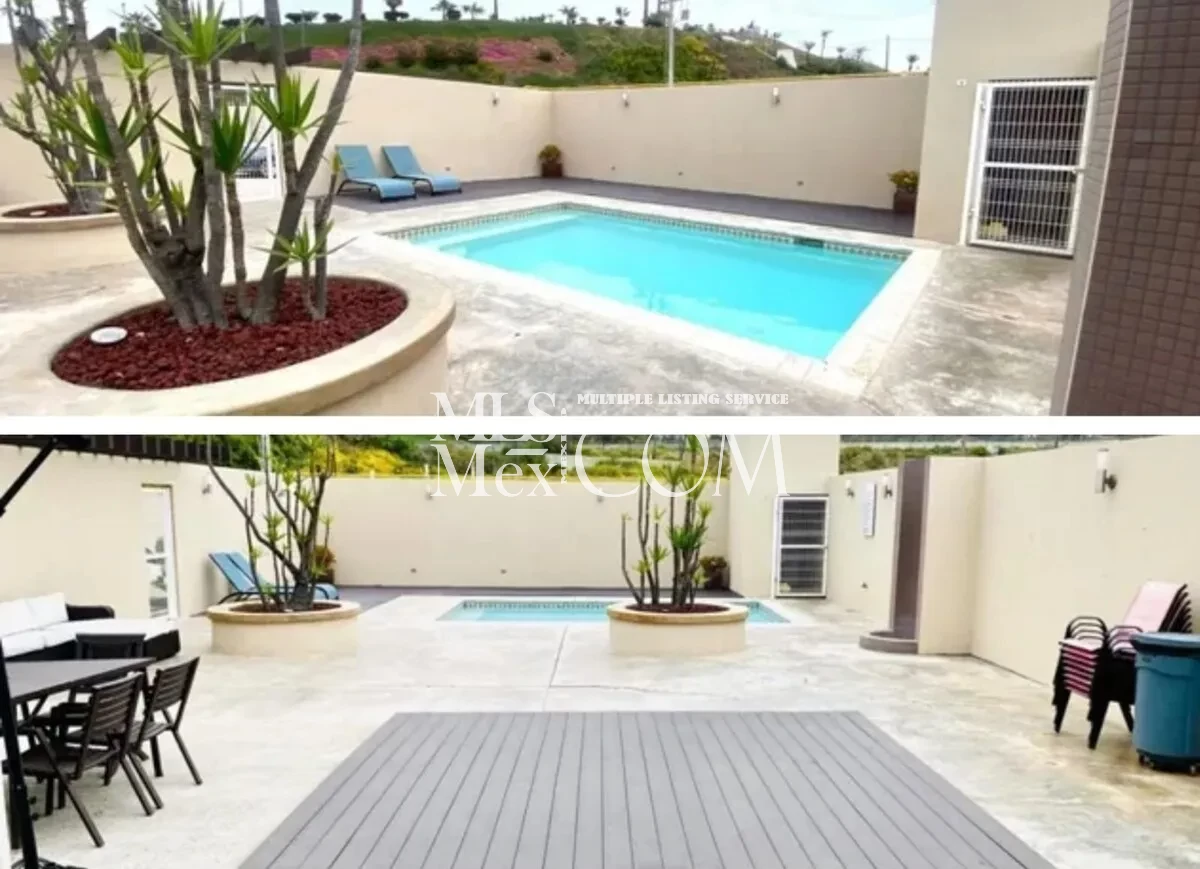Oceanfront 2BR/2BA Home for Rent in Real del Mar, Rosarito | Secure Gated Community, Golf, Beach Access