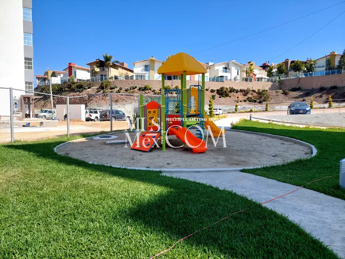 Oceanview 2BR/2BA Condo for Rent in La Cascada, Rosarito – Heated Pool, Security 24/7, Balconies 🌊