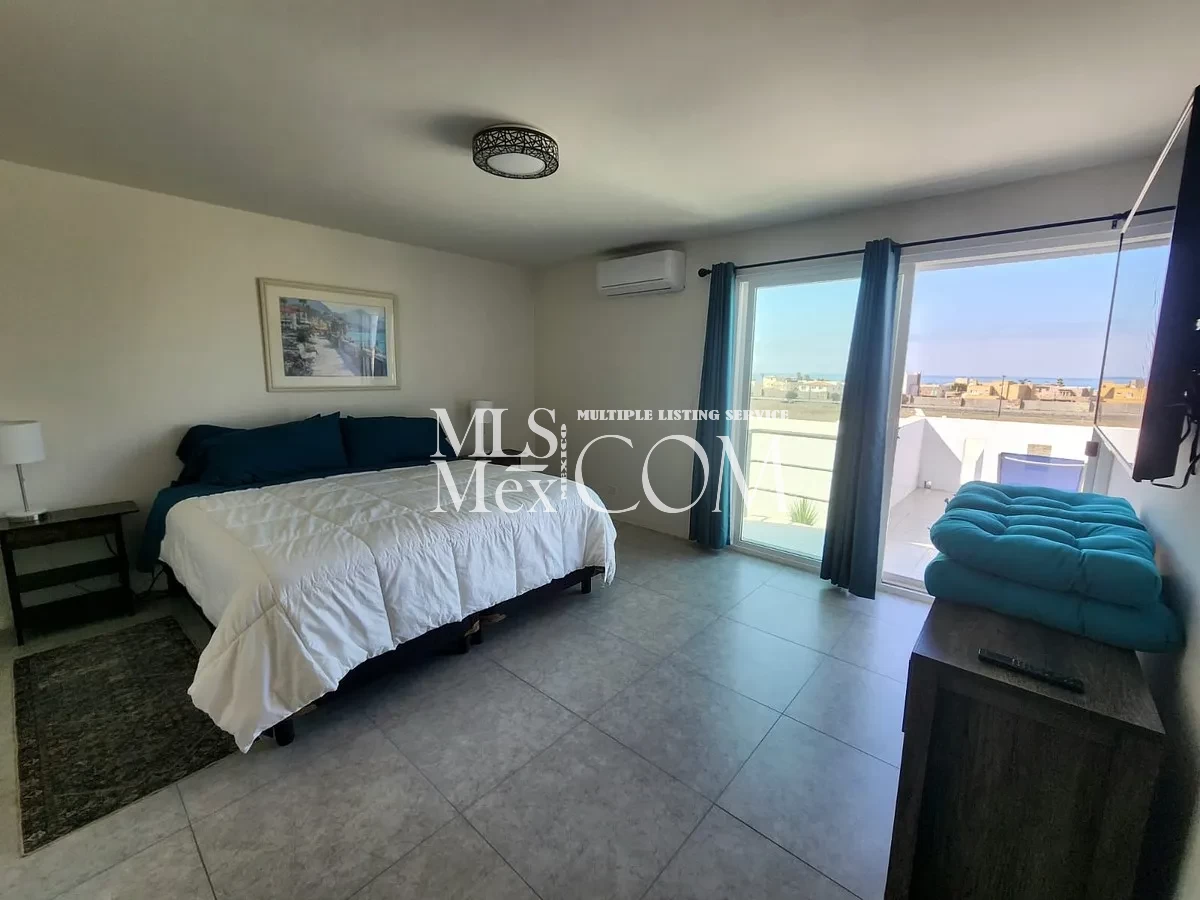 Furnished 3-Bedroom Ocean-View Home for Rent in Punta Piedra, Baja | $1,950