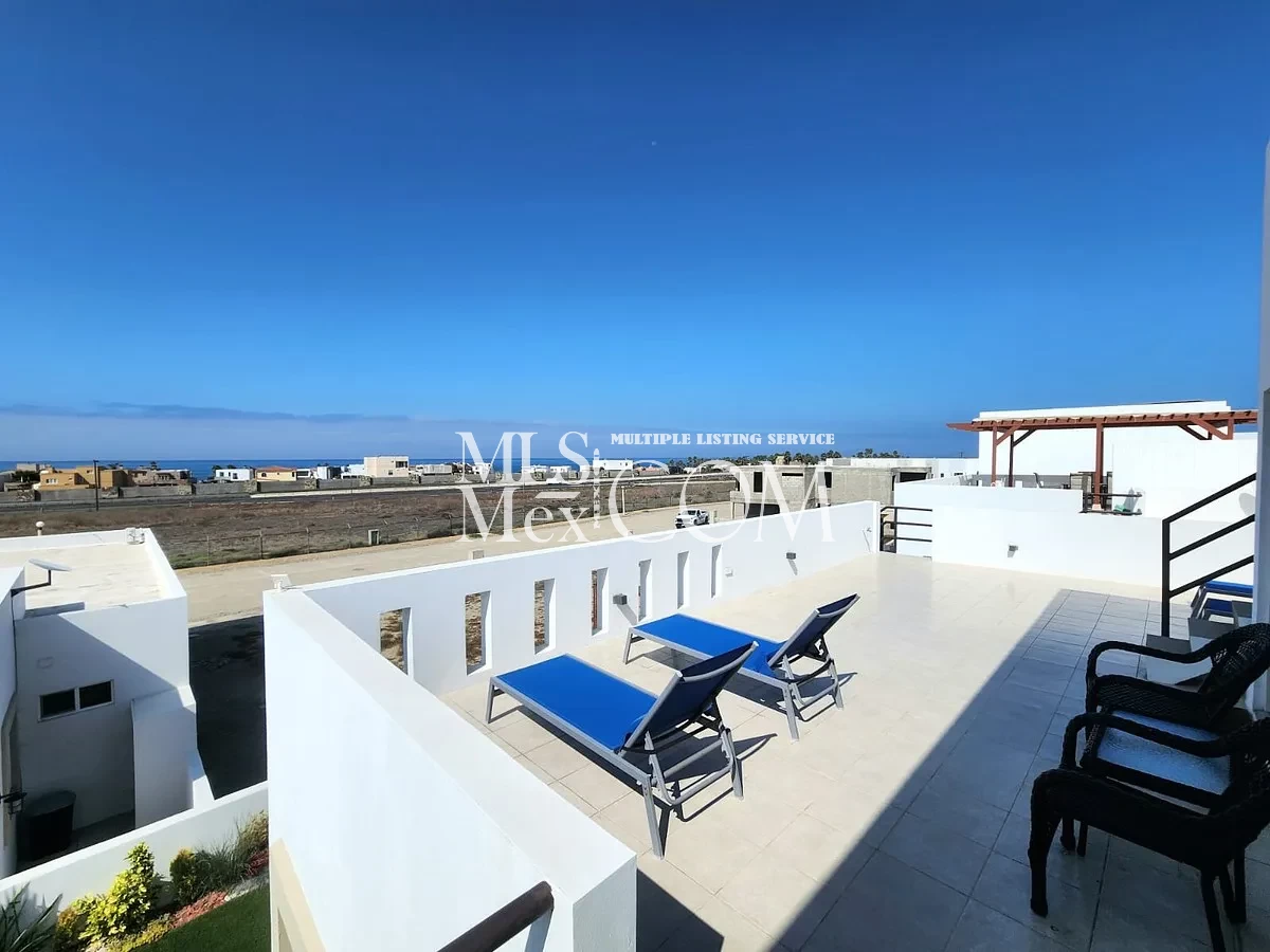 Furnished 3-Bedroom Ocean-View Home for Rent in Punta Piedra, Baja | $1,950