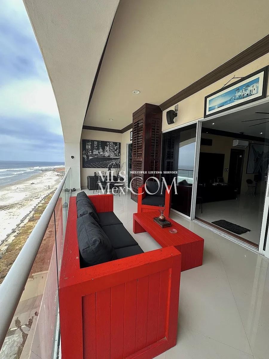 Oceanfront 3 Bedroom Condo for Rent in Rosarito | Las Olas Mar y Sol | Fully Furnished | Beachfront