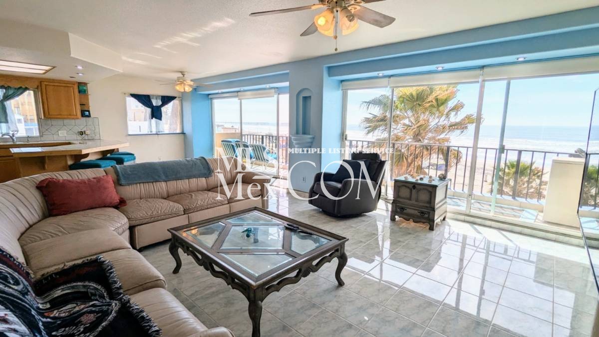 🌅 Oceanfront 2BR Condo in the Heart of Rosarito Beach – $1,450/month