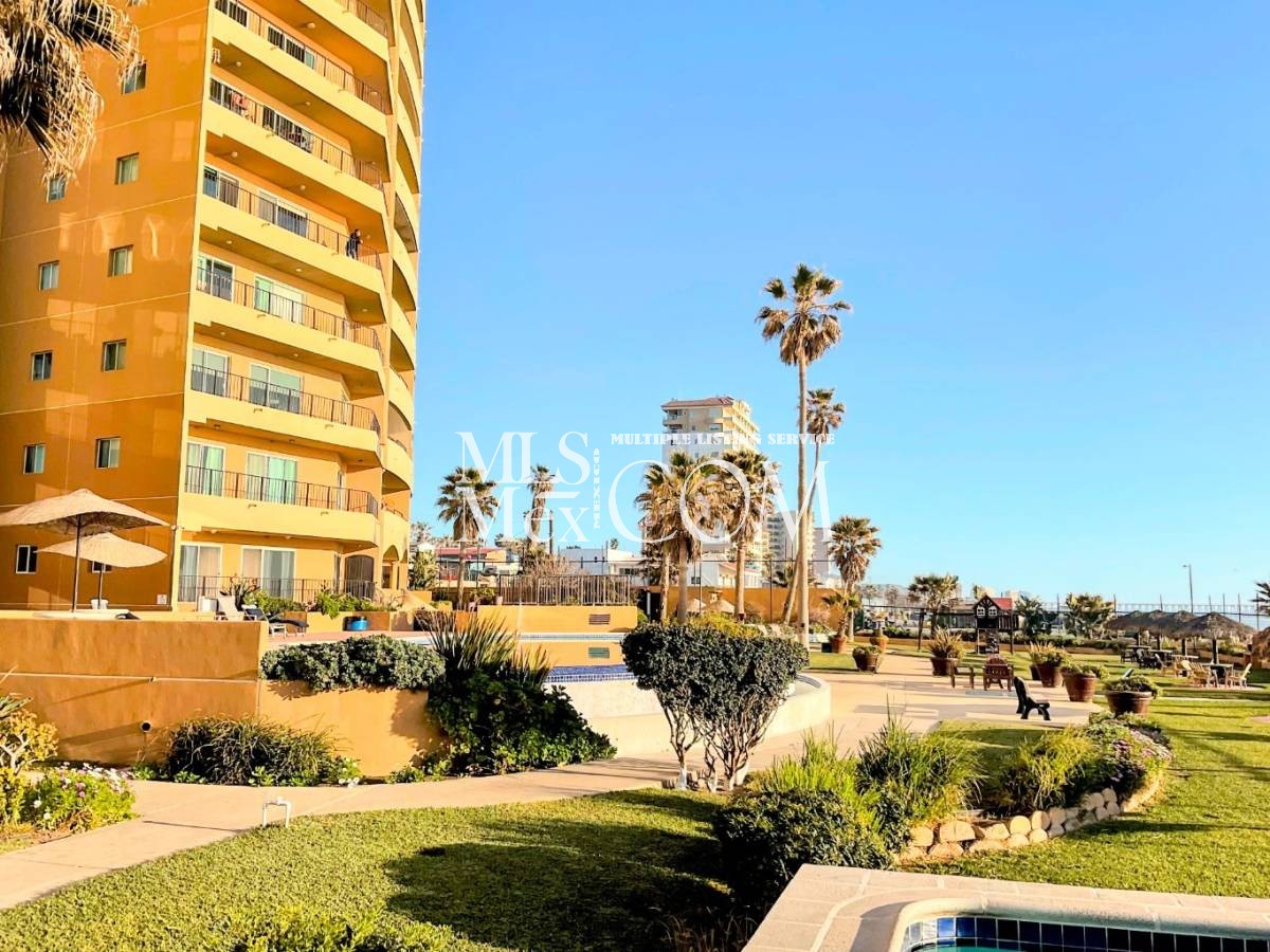 🌅 Oceanfront 2BR Condo in the Heart of Rosarito Beach – $1,450/month