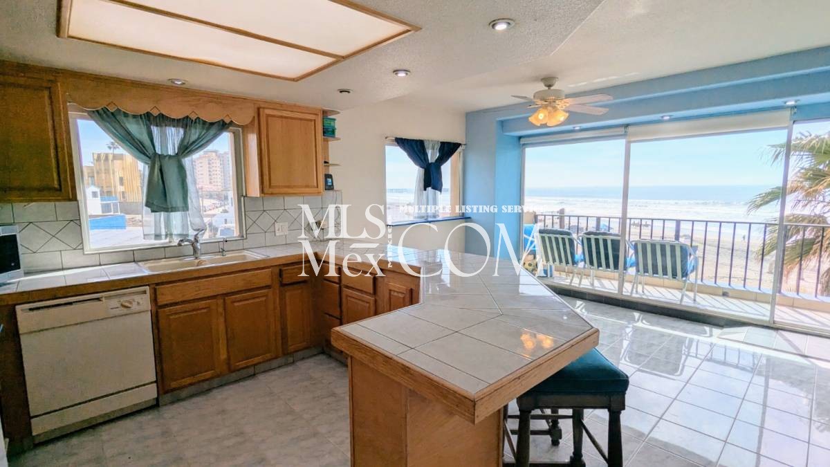 🌅 Oceanfront 2BR Condo in the Heart of Rosarito Beach – $1,450/month