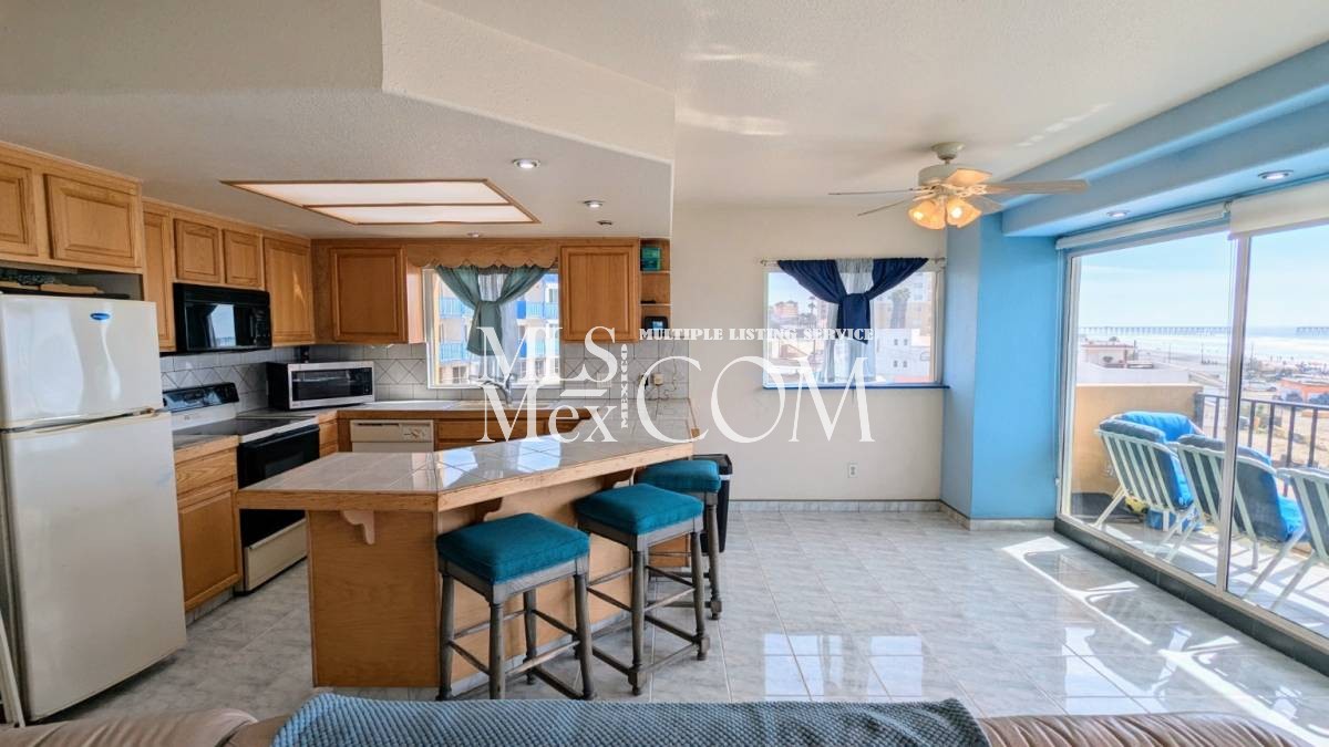 🌅 Oceanfront 2BR Condo in the Heart of Rosarito Beach – $1,450/month