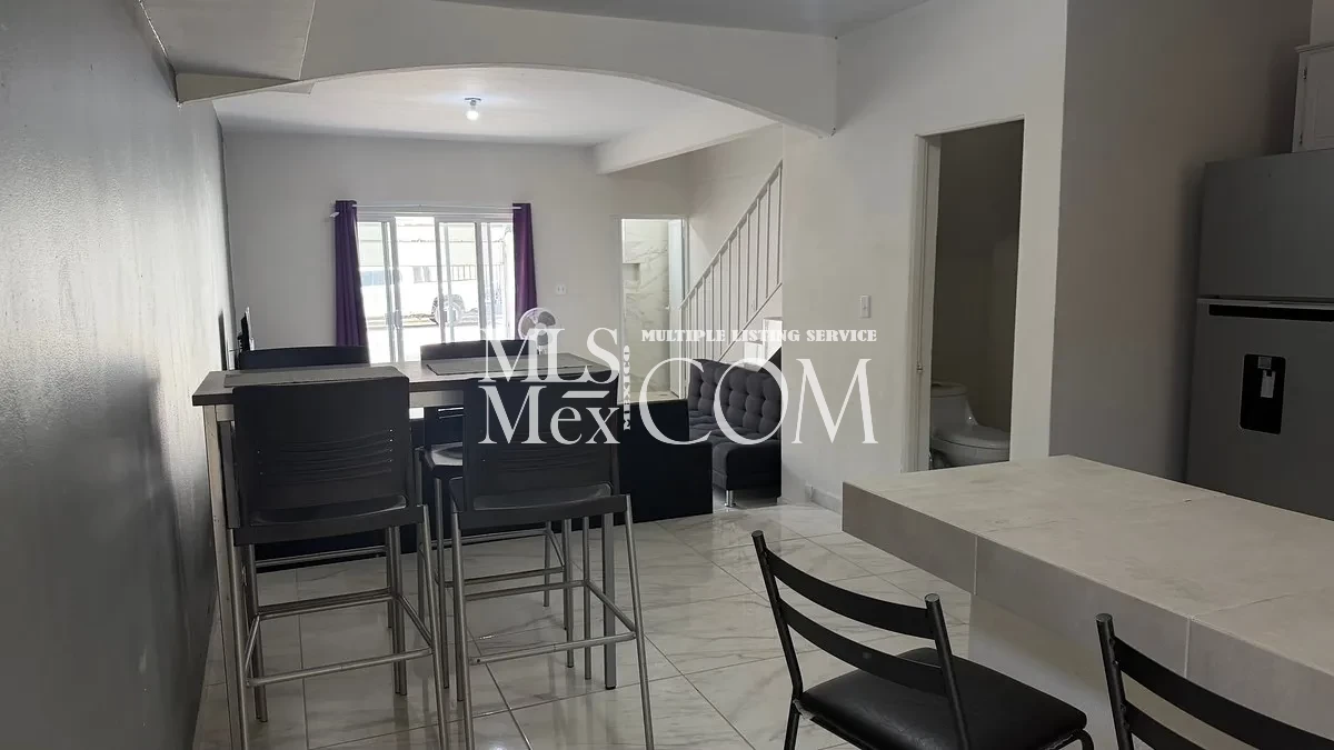 Furnished 2 Bedroom House for Rent in Rosarito Centro | Walk to Beach | 2 Parking | $1,300 USD