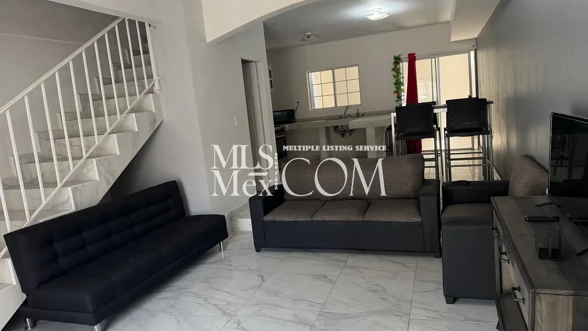 Furnished 2 Bedroom House for Rent in Rosarito Centro | Walk to Beach | 2 Parking | $1,300 USD