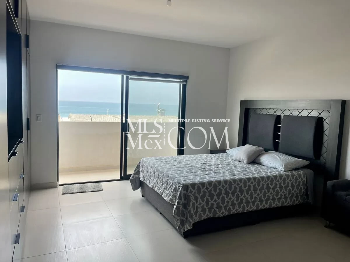 🌊 Ocean View Apartment for Rent in Ricamar, Rosarito – Private Beach Access & Gated Community